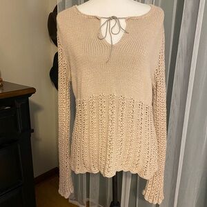 Vintage 90’s y2k crochet knit sweater